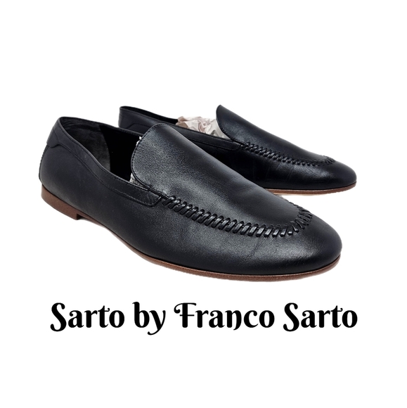 SARTO By Franco Sarto Black Loafers - Picture 1 of 14